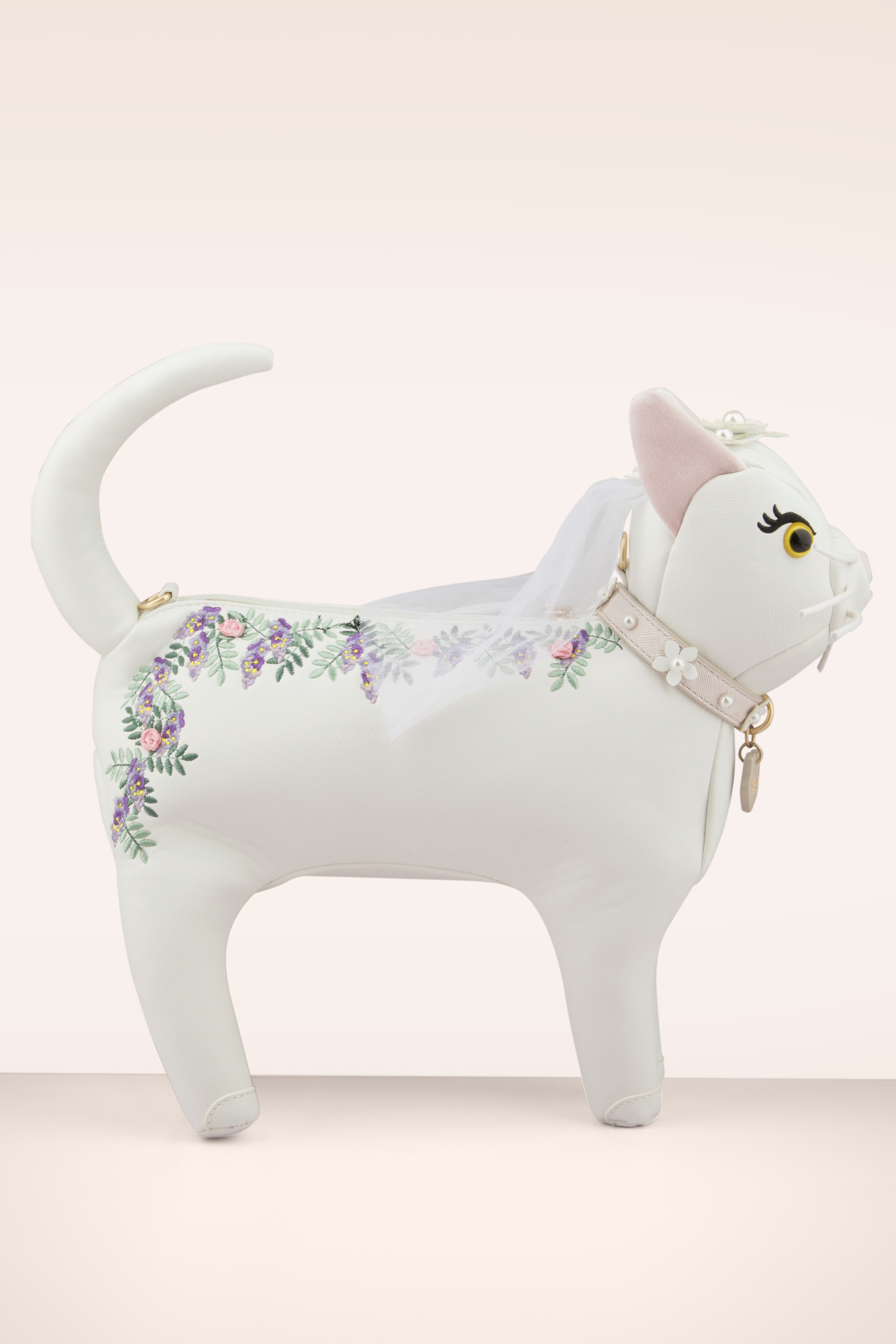 Vendula - The Wedding Shop - Violet the Bride Cat tas in wit