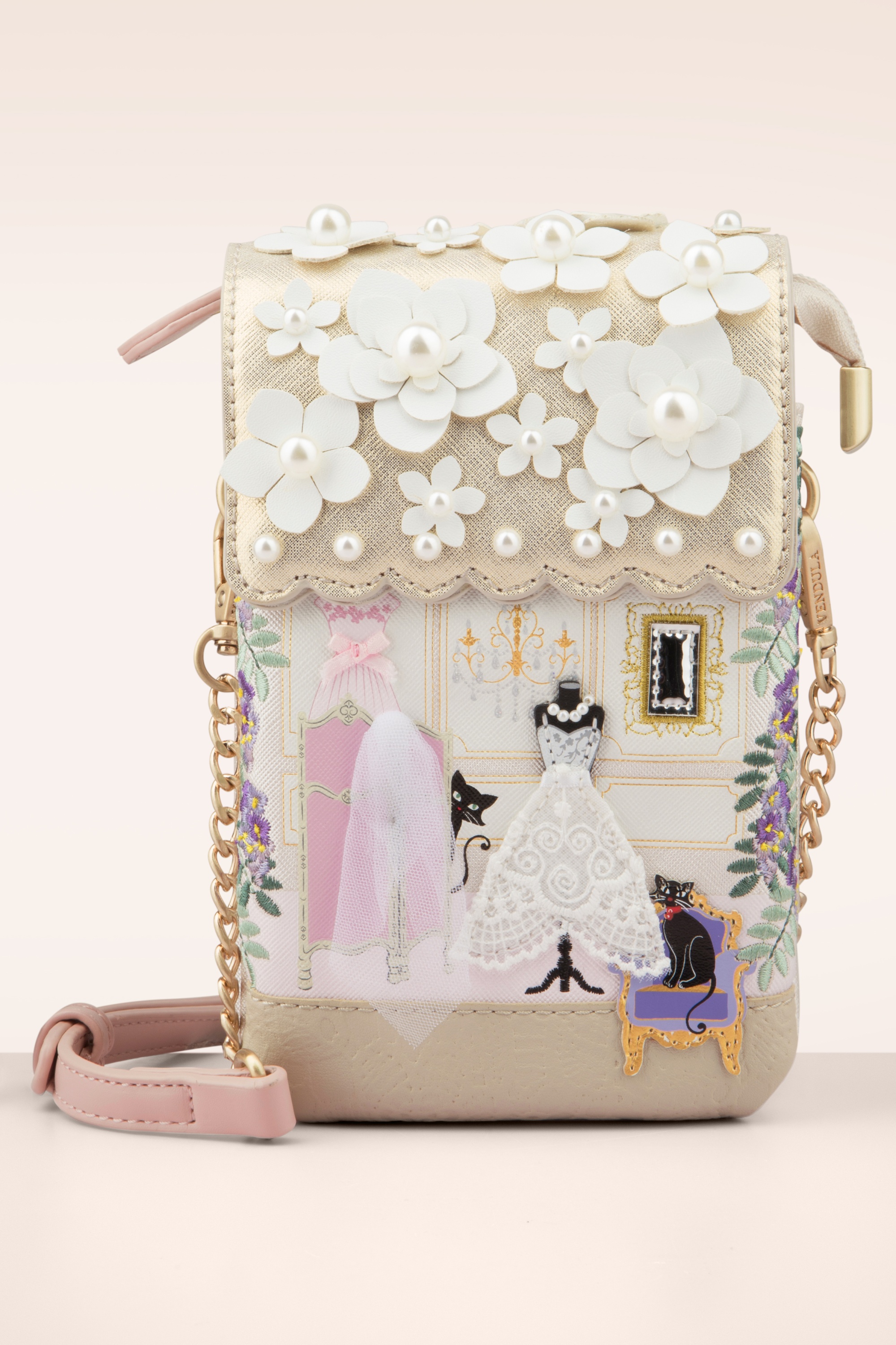 Vendula - The Wedding Shop Phone Pouch in Champagne 2