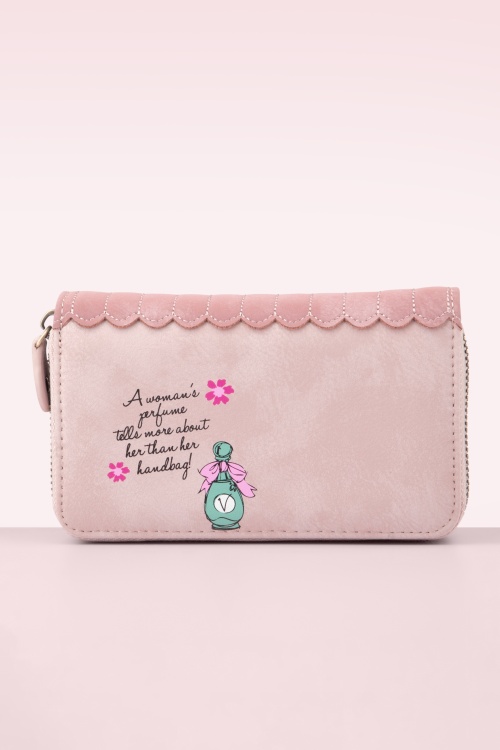 Vendula - Vendula Perfumery Medium Ziparound Wallet in Blush 6