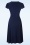Vintage Chic for Topvintage - Sarah Slinky Swing Dress in Navy 3