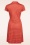 Surkana - Corine Graphic shirt jurk in rood 3