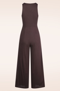 Surkana - Lena Stretch jumpsuit in bruin 3