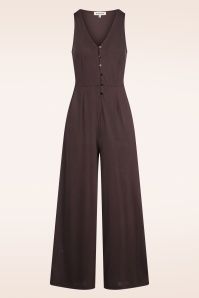 Surkana - Lena Stretch jumpsuit in bruin