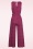 Surkana - Vera Geo Print jumpsuit in fuchsia 3
