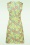 Vintage Chic for Topvintage - Marion Floral Dress in Green and Multi 3