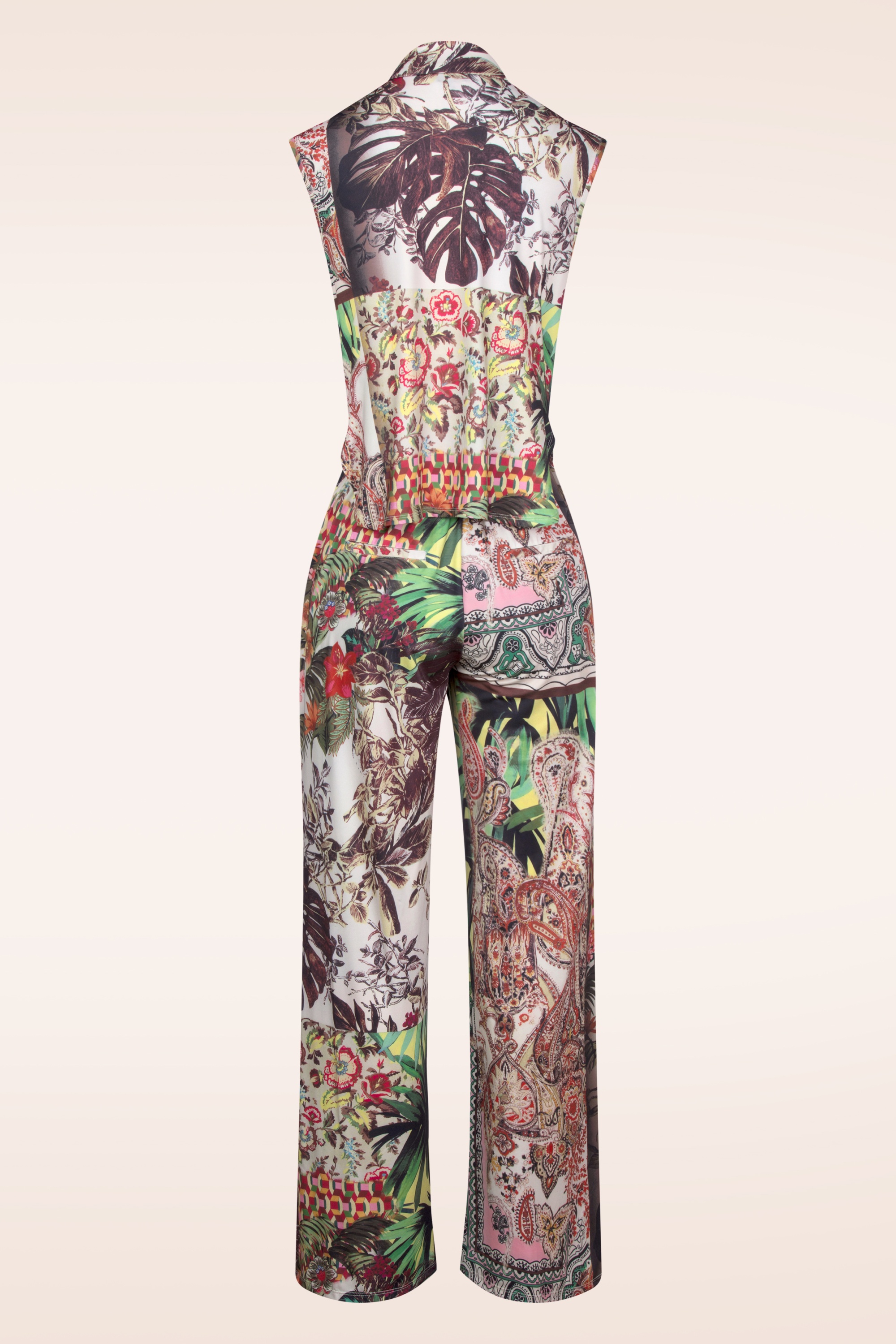 K-Design - Suzie Printed jumpsuit in multi 2