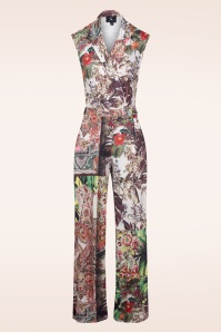 K-Design - Suzie Printed jumpsuit in multi