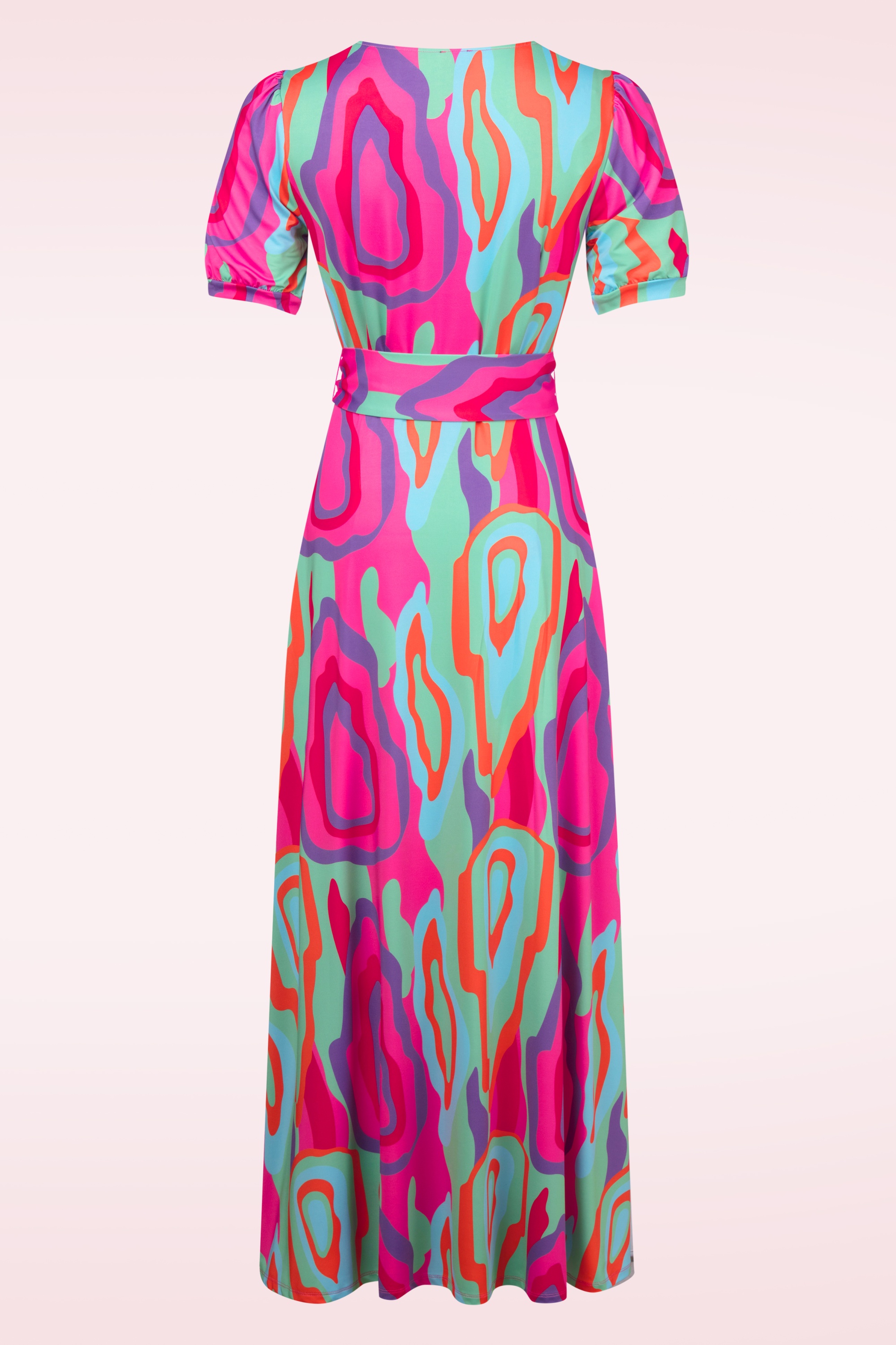 K-Design - Marlene Funky maxi jurk in multi 4
