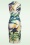 K-Design - Lillian Leave Print Midi Dress in Cream and Green 4
