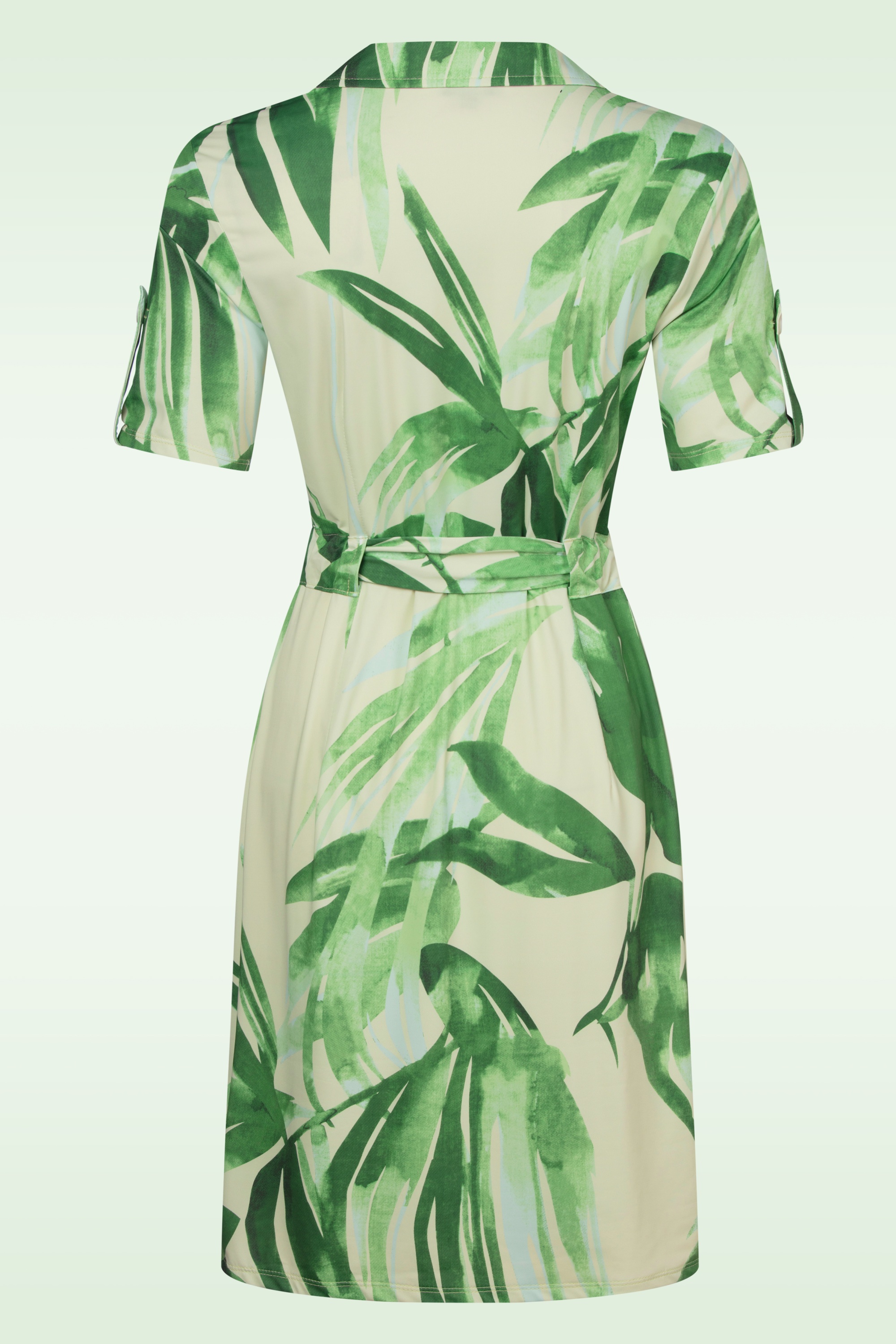 K-Design - Sophie Safari jurk in groen 3