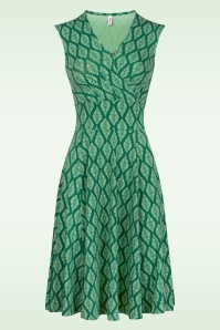 Blutsgeschwister - Shalala Tralala Kleid in Happy Summer Vibes Green