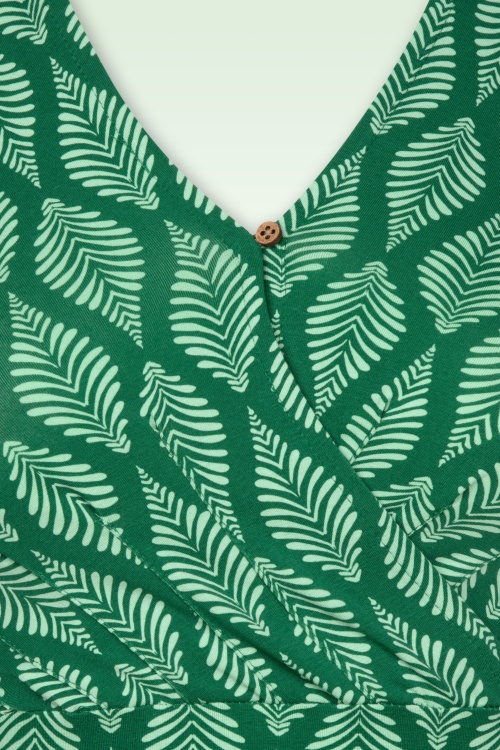 Blutsgeschwister - Shalala Tralala Kleid in Happy Summer Vibes Green 3