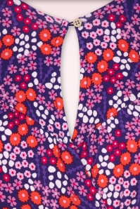 Blutsgeschwister - Lightest Wings Maxikleid in Reef Meadow Purple 3