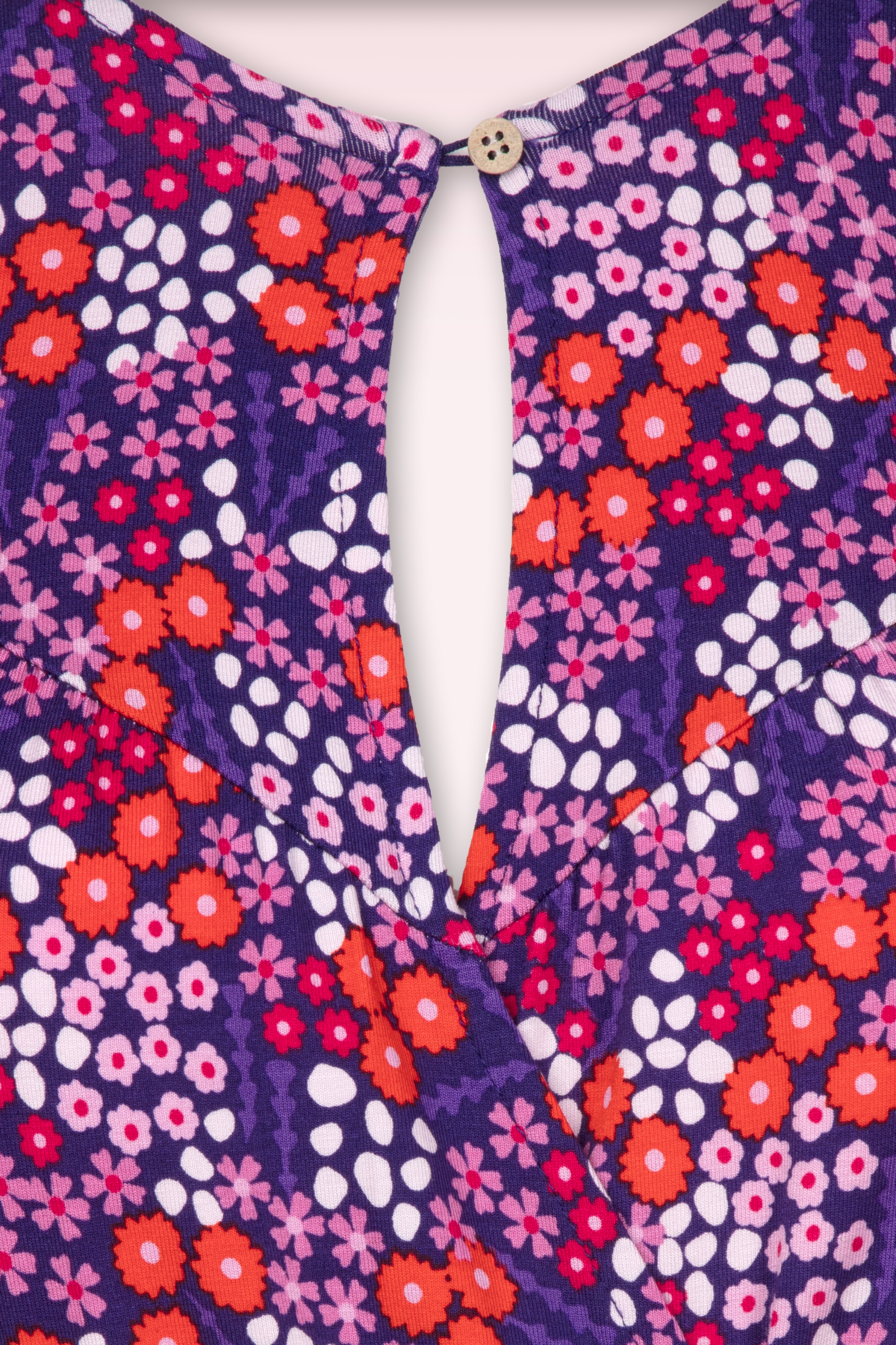 Blutsgeschwister - Lightest Wings Maxikleid in Reef Meadow Purple 3