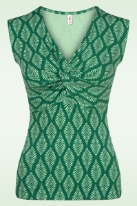 Blutsgeschwister - Savanna Knot Top in Happy Summer Vibes