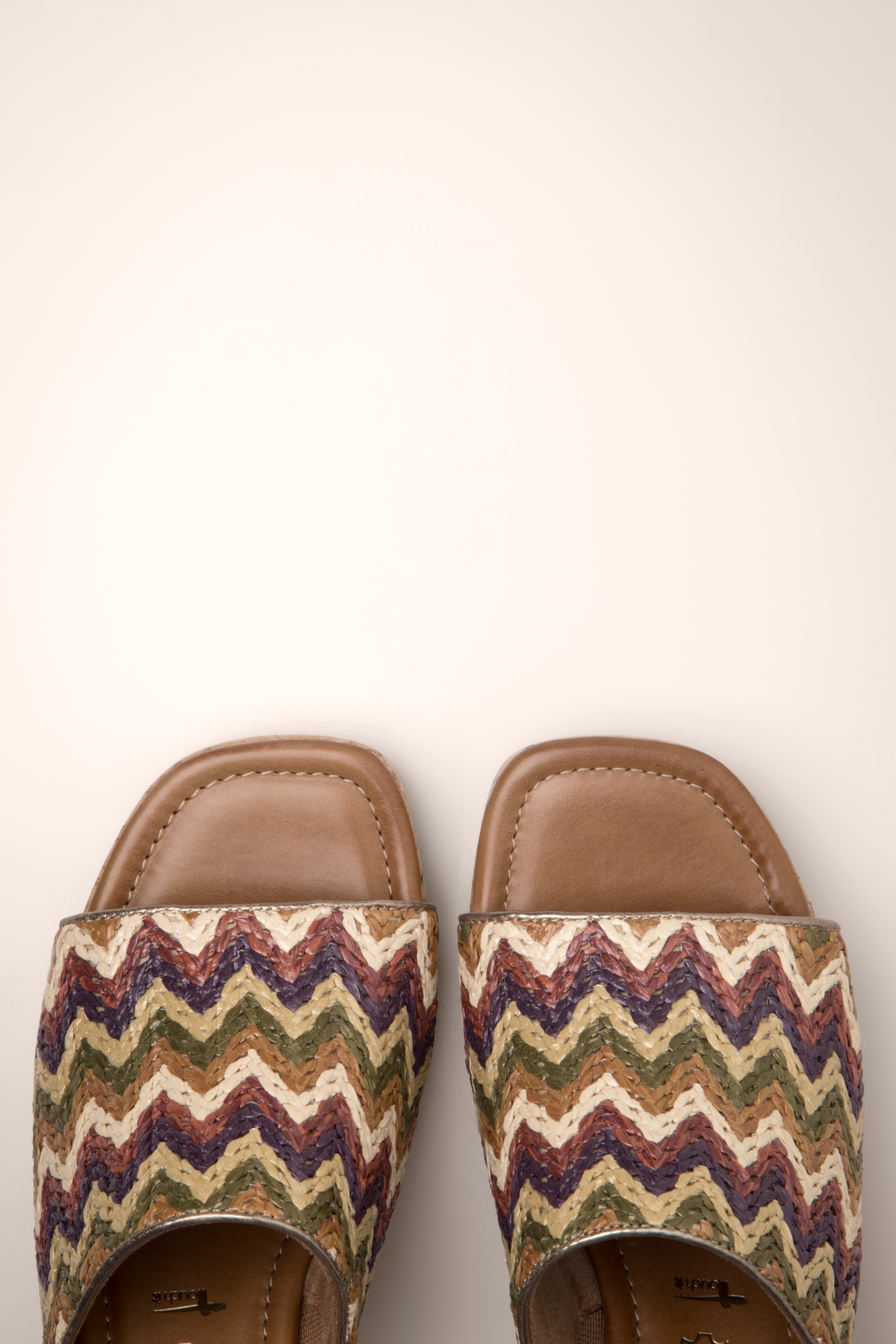Tamaris - Tori Clog sandalen in bruin en multi 2