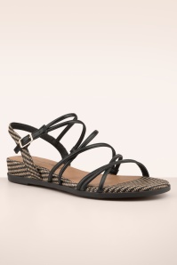 Tamaris - Hannah Combi sandalen in zwart 3