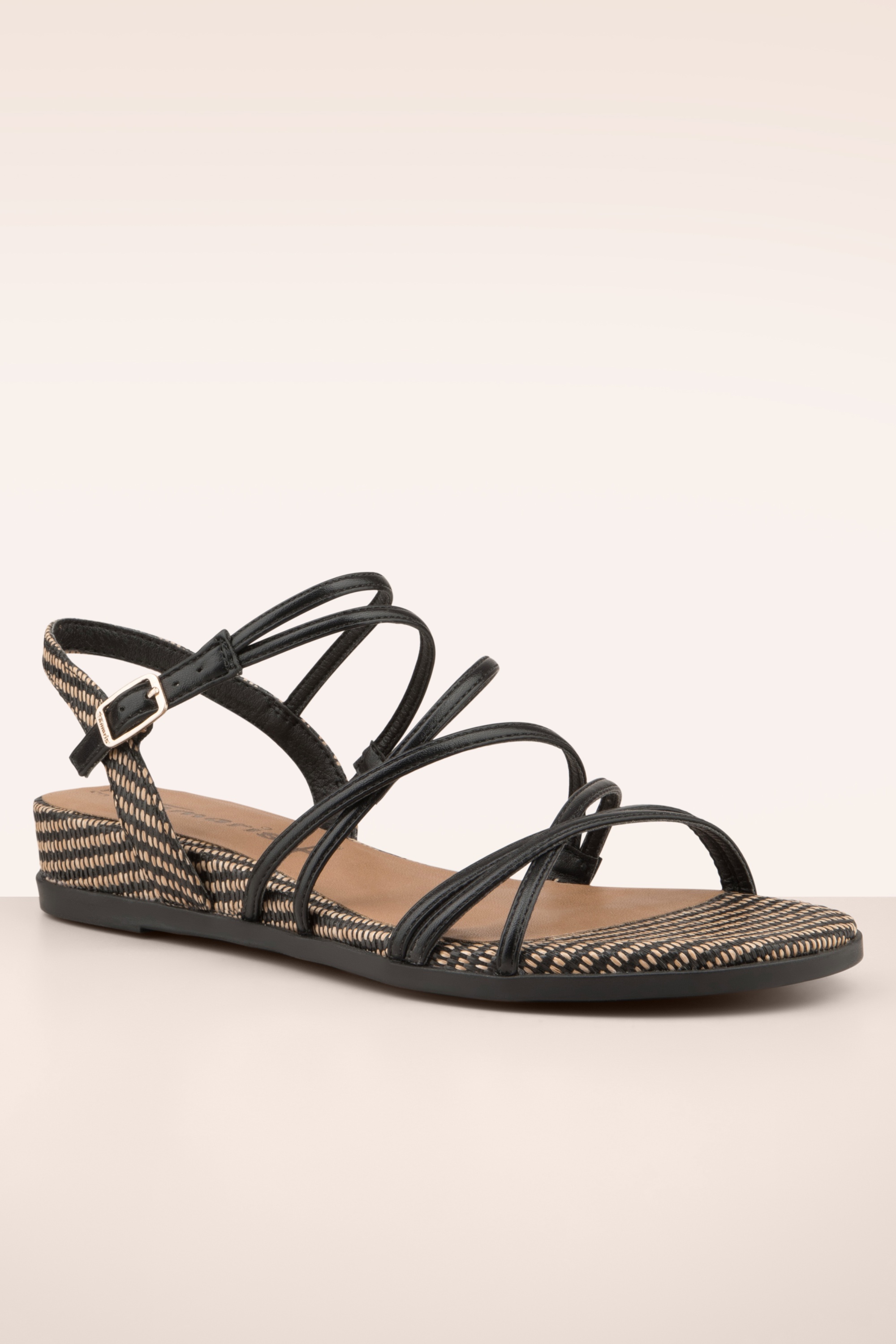 Tamaris - Hannah Combi sandalen in zwart 3