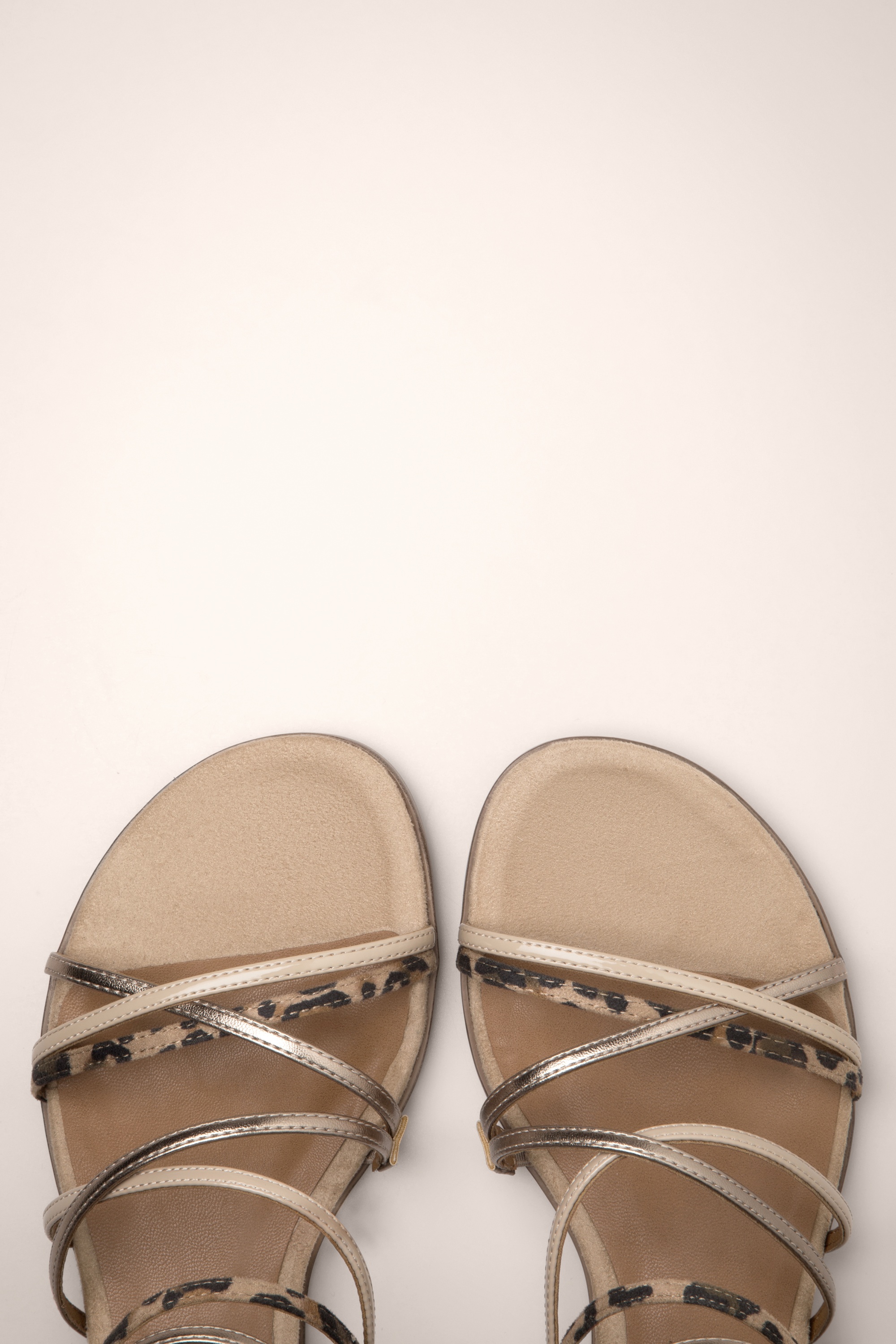 Tamaris - Hannah Combi Leopard Sandalen in Beige 2