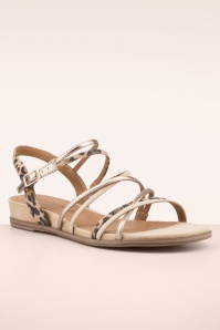 Tamaris - Hannah Combi Leopard Sandalen in Beige 3