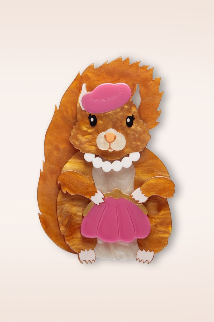 Erstwilder - The Sophisticated Squirrel Brosche