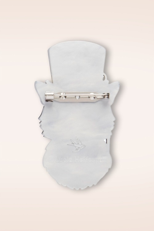 Erstwilder - The Posh Pussycat broche 3