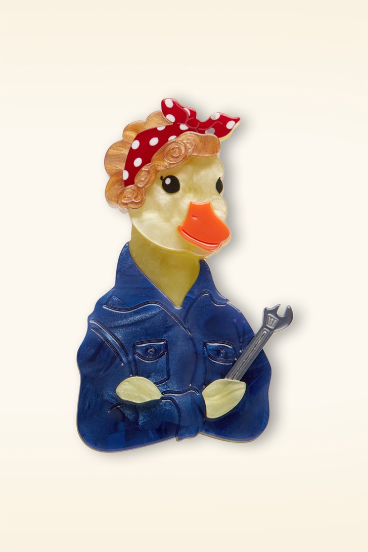 Erstwilder - The Diligent Duck broche
