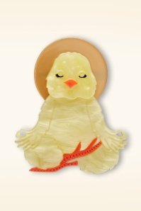 Erstwilder - The Yoga Chick broche