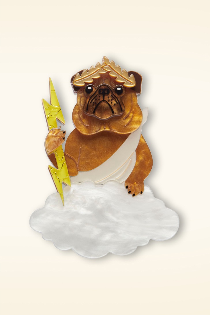 Erstwilder - The Pious Pug broche