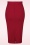 Vintage Chic for Topvintage - Demi pencil rok in lipstick rood 3