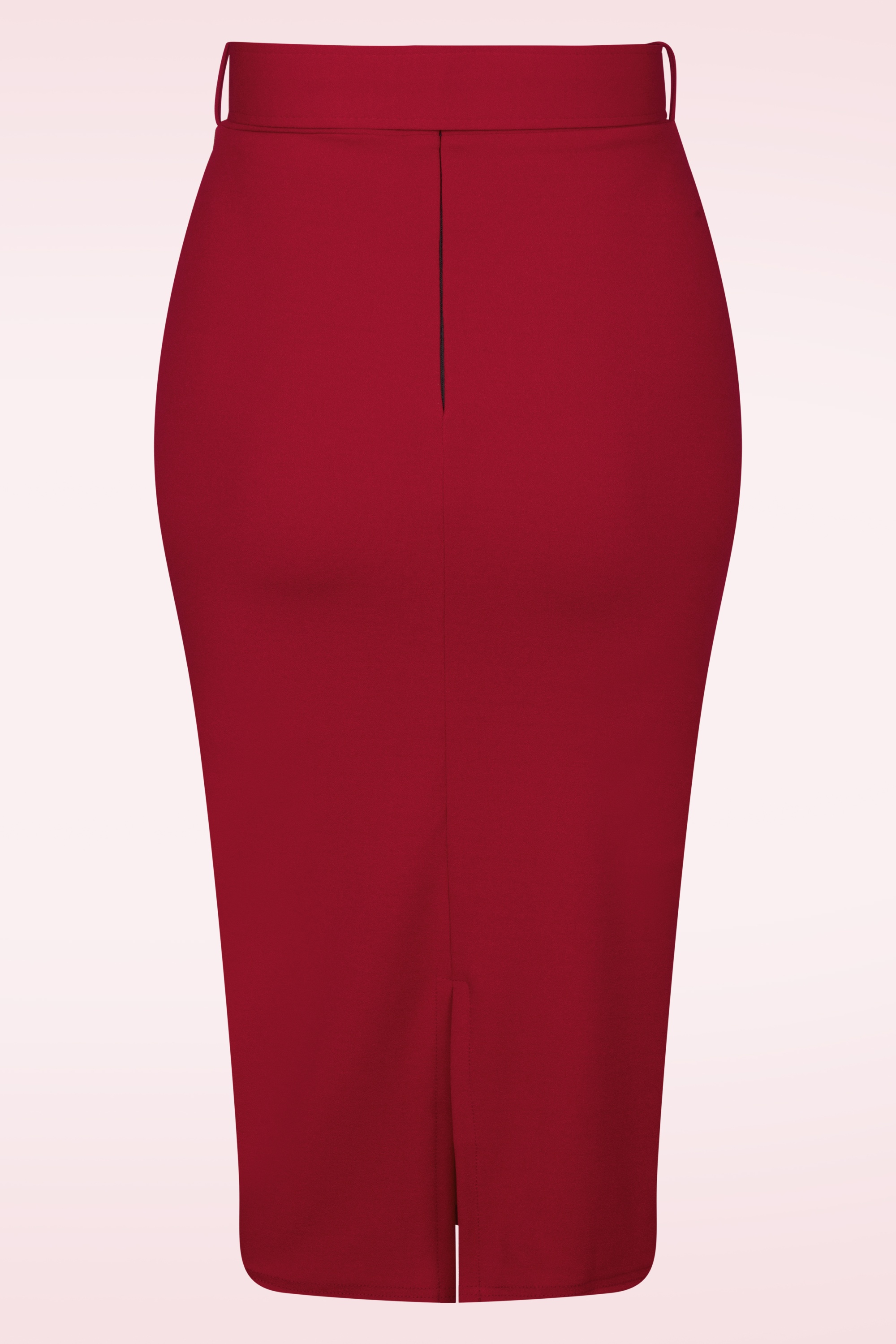 Vintage Chic for Topvintage - Demi pencil rok in lipstick rood 3