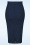 Vintage Chic for Topvintage - Demi Bleistiftrock in Marineblau 3