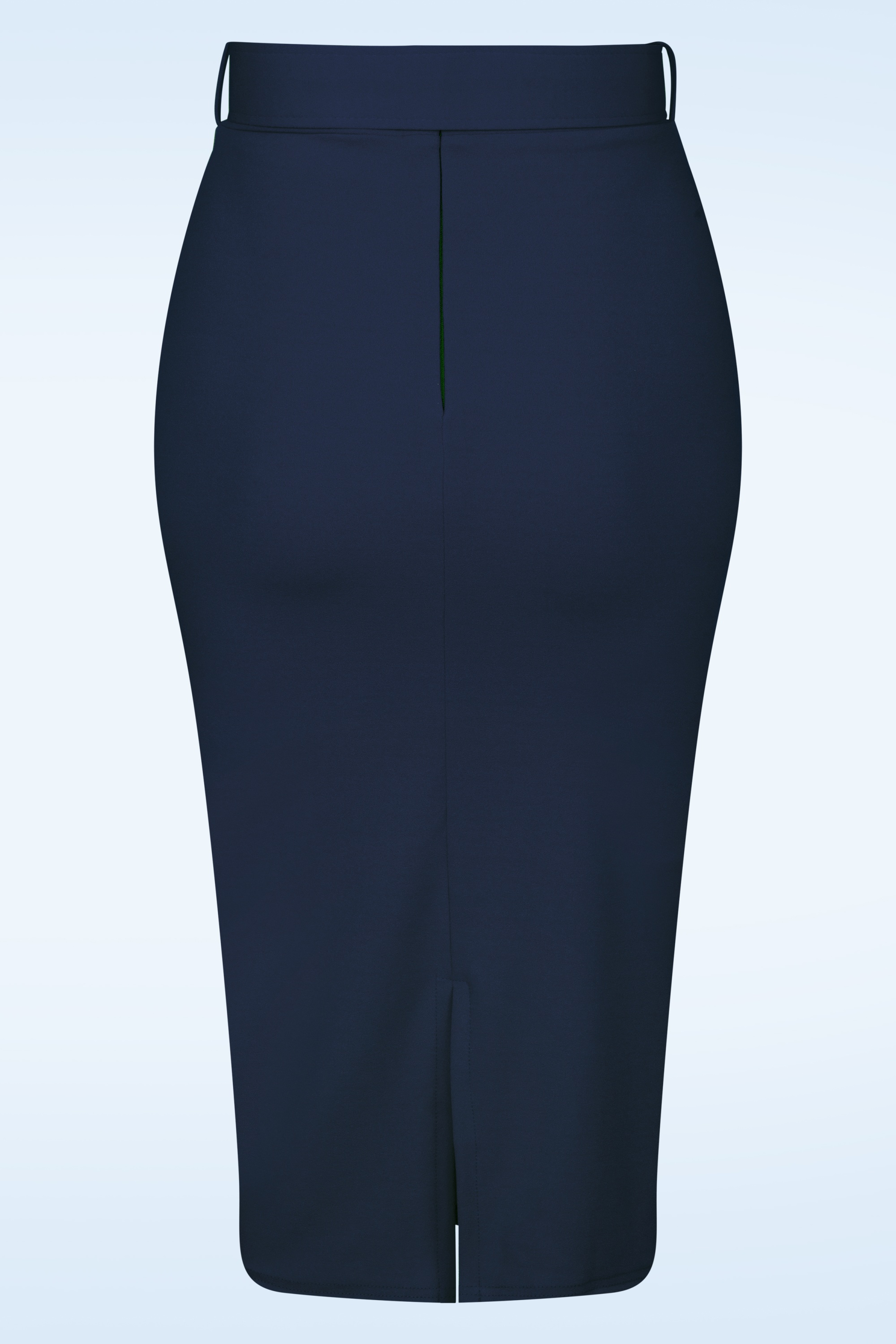 Vintage Chic for Topvintage - Demi Bleistiftrock in Marineblau 3