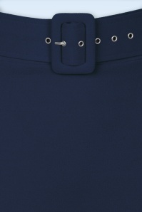 Vintage Chic for Topvintage - Demi Bleistiftrock in Marineblau 2