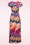 Vintage Chic for Topvintage - Rinda Tropical maxi jurk in multi 3