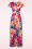 Vintage Chic for Topvintage - Rinda Tropical maxi jurk in multi