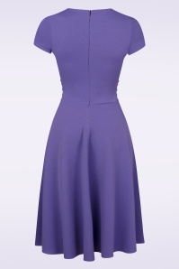 Vintage Chic for Topvintage - Esmeralda Swing-Kleid in Lila. 3