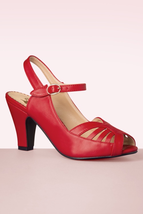 Banned Retro - Regatta Kelly Lee sandalen in lippenstiftrood 3