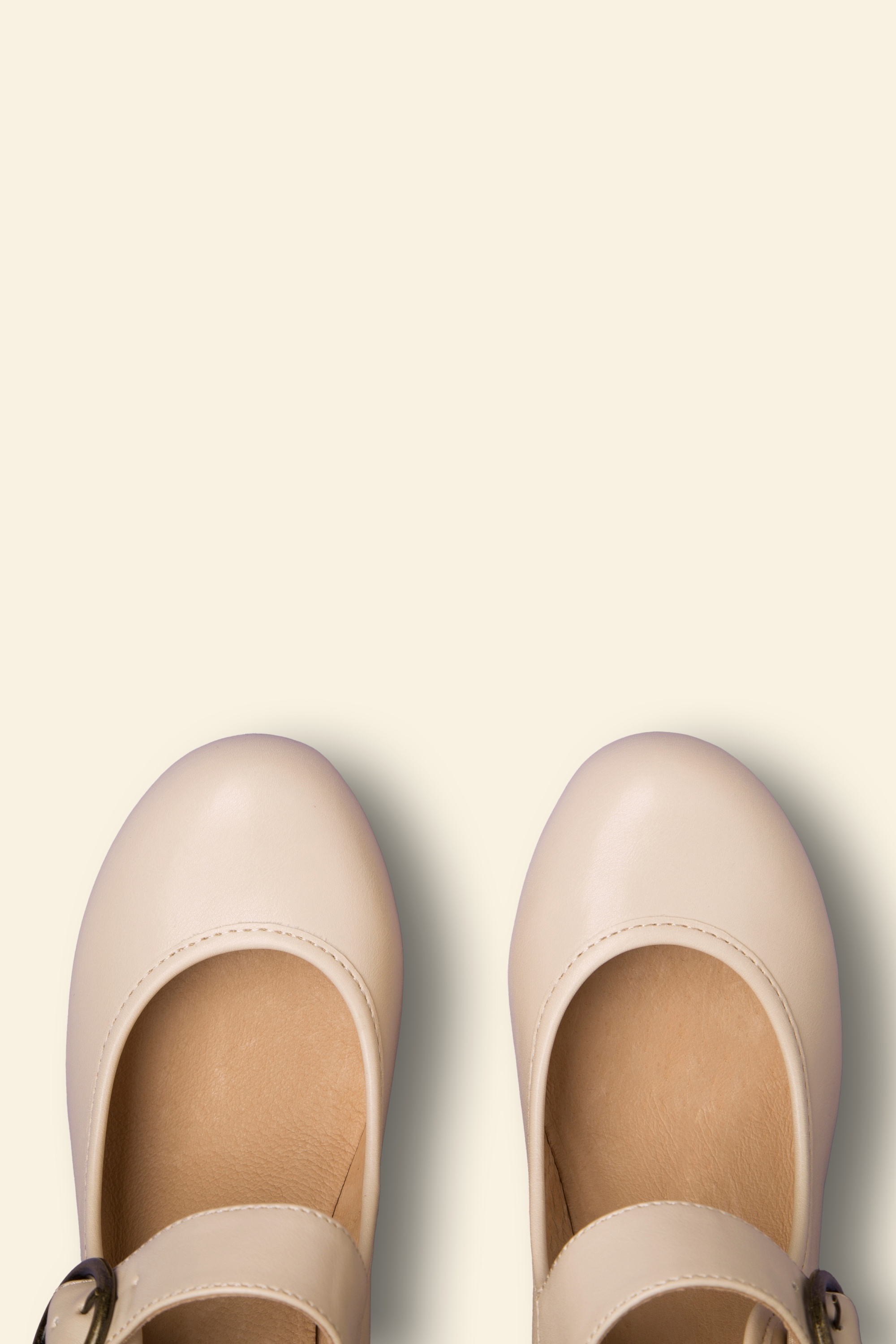 Chelsea Crew - Madeline Mary Jane Pumps in Elfenbein 2
