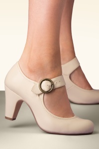 Chelsea Crew - Madeline Mary Jane Pumps in Elfenbein 3