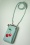 Banned Retro - Cherry Pie Cross Body Handytasche in Mint 3