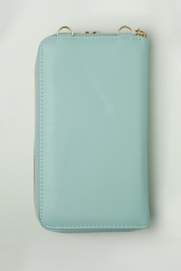 Banned Retro - Cherry Pie Cross Body Handytasche in Mint 4