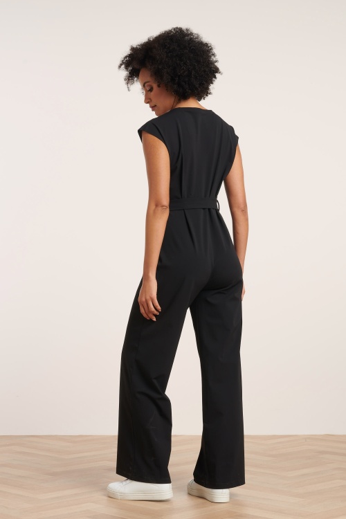Smashed Lemon - Bethany Jumpsuit in Schwarz. 3
