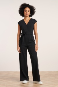 Smashed Lemon - Bethany Jumpsuit in Schwarz.