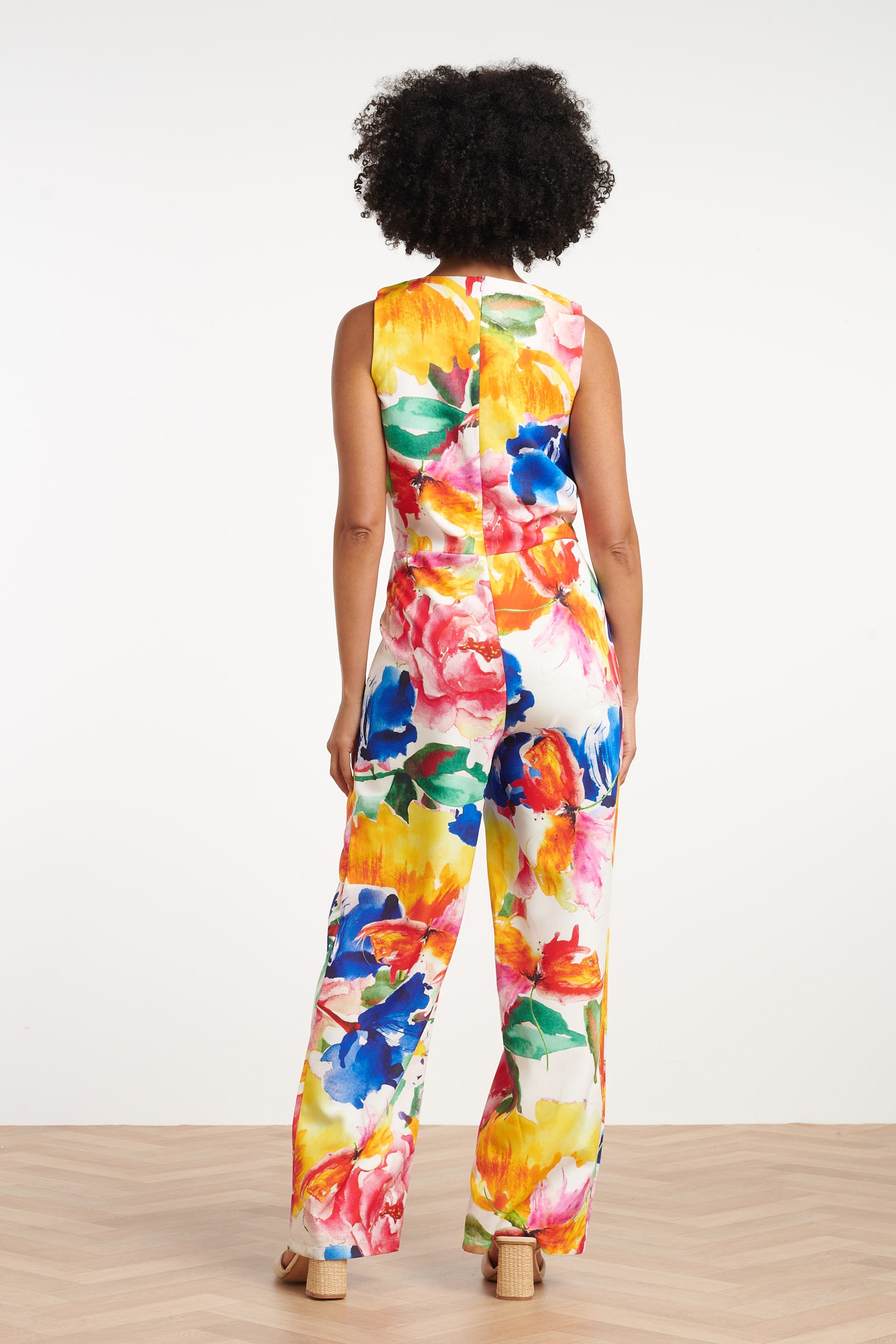 Smashed Lemon - Larissa Floral jumpsuit in multi 3