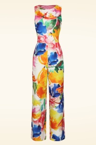 Smashed Lemon - Larissa Floral jumpsuit in multi