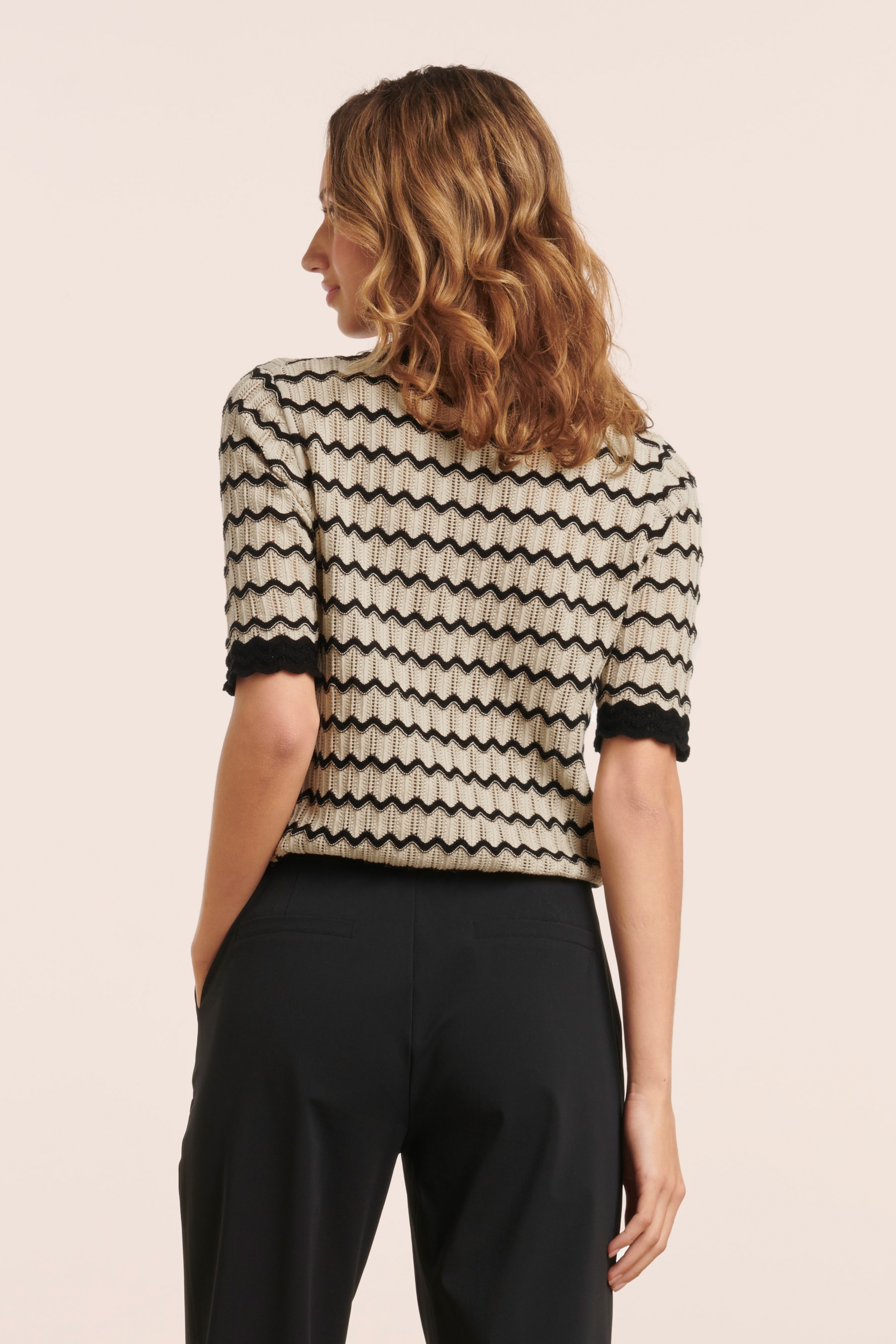 Smashed Lemon - Kendra Stricktop in Creme und Schwarz 3