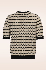 Smashed Lemon - Kendra Stricktop in Creme und Schwarz 4