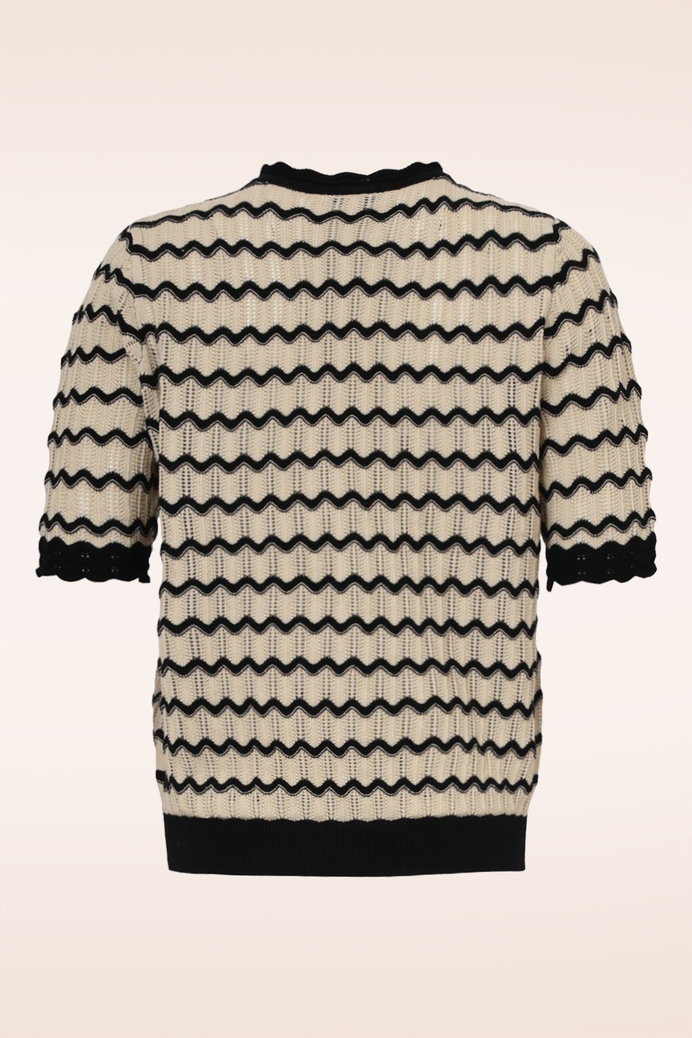 Smashed Lemon - Kendra Stricktop in Creme und Schwarz 4