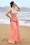 Miss Candyfloss - Mallory Blush Palazzo Jumpsuit in Pfirsich 3